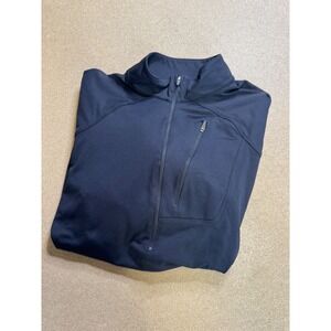 GORUCK Rucking Half Zip Pullover Mens Large Black Made in USA Training Top